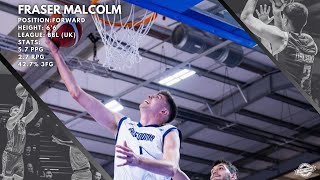 Fraser Malcolm Highlights 2324  British Basketball League BBL Lowkeyhoops [upl. by Lytton]