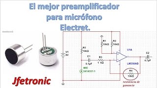 El mejor preamplificador para micrófono Electret muy Fácil [upl. by Ellehsem]