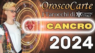 Cancro ♋ Oroscopo 2024  OroscoCarte  Lettura con Tarocchi  Exoteric World [upl. by Yeltsew]