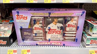 NEW RELEASE 2024 TOPPS SUPER BOXES FOR SERIES 2 FROM WALMART [upl. by Annasiul]