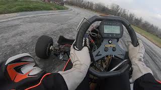 Serres Kart Training  Crg Road Rebel  Tm Kz10 [upl. by Killam82]