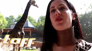 quotIch bin die GiraffenFrauquot Sydney will den längsten Hals der Welt  taff  ProSieben [upl. by Roseline924]