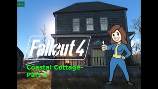 Coastal Cottage Part 2 Fallout 4 Settlement Build [upl. by Gusti]