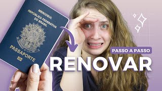 Como RENOVAR PASSAPORTE ✈️ Intercâmbio Londres  PASSO A PASSO [upl. by Enybor]