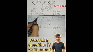 SSC MTS लुप्त संख्या reasoning previous year question ⁉️ watch now 🧐 shortvideo shorts short [upl. by Dekeles]