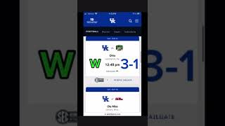 Kentucky football prediction 🐾 [upl. by Nirtak]