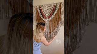 Macrame Large Wall Hanging  Wedding Backdrop [upl. by Nofets]