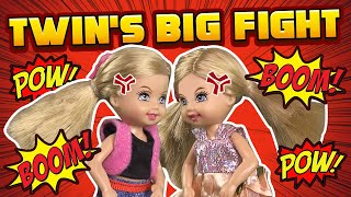 Barbie  The Twins Big Fight  Ep64 [upl. by Hedgcock]