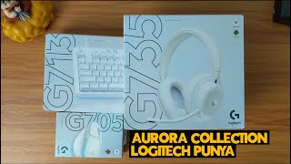 Komplit Gear Gaming Logitech Aurora Collection Memang Idaman [upl. by Rodablas]