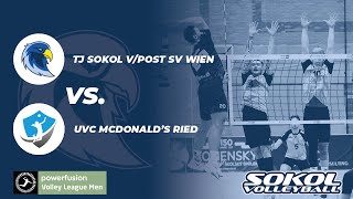 Volleyball Bundesliga Sokol Herren vs UVC McDonalds Ried [upl. by Ramoj]