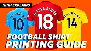 ⚽ Football Shirt Printing Guide  How to Customize amp Print Soccer Jerseys [upl. by Uehttam861]