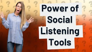 How Can I Benefit from Sprout Socials Social Listening Tools [upl. by Yelknirb657]