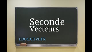 Seconde vecteurs et démonstration La relation de Chasles [upl. by Abate]