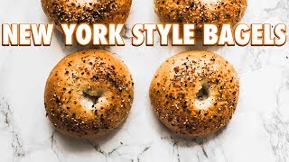 How To Make New York Style Bagels [upl. by Lyda]