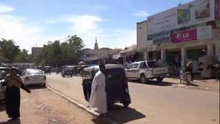 Sudan Main Street of Dongola スーダン ドンゴラのメインストリート [upl. by Sullivan237]