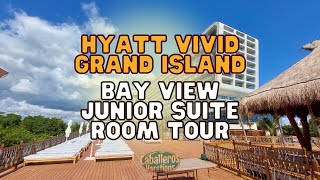 Hyatt Vivid Grand Island  Junior Suite Bay View Room Tour [upl. by Nomrah]