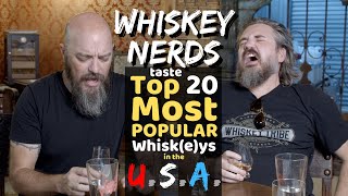 Top 20 Most Popular Whiskeys in America according to US sales [upl. by Adelle]