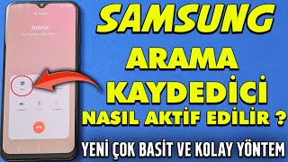 Samsung Android Telefonlarda Arama ve Çağrı Görüşme Kaydı Nasıl Yapılır Root ve Rom Gerektirmez [upl. by Astor]