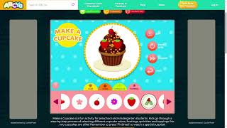 Make a Cupcake • ABCya Play by 4 years old boy [upl. by Sanbo]