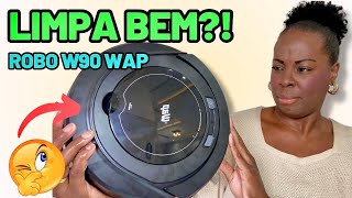 Testei o robô aspirador W90 da Wap Tudo que você precisa saber [upl. by Airam]