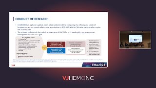 COMMANDS luspatercept vs epoetin alfa for anemia in ESAnaive LRMDS [upl. by Poirer353]