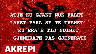 SHQIPERI O NENA IME LYRICS  AKREPI [upl. by Betsey]