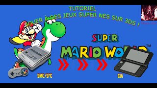 Jouer à des jeux Super NES sur 3DSNew 3DS  Convertir des roms smc ou sfc en cia  Tutoriel [upl. by Danete802]