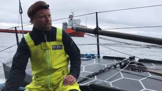 Fastnet Race day 2 update onboard HUGO BOSS [upl. by Fiann83]