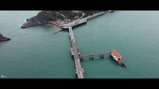 Mumbles Swansea South Wales by Drone HD [upl. by Trauts]