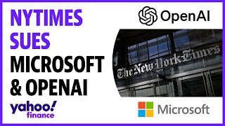 New York Times sues Microsoft OpenAI for copyright infringement [upl. by Adelaja]