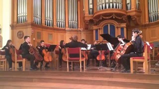 Cello Choir Sonata for Cello and Piano in D Major Telemann [upl. by Andres]