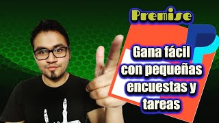 Premise app para ganar dinero a Paypal [upl. by Leamhsi]