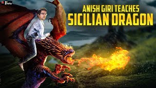 Anish Giri teaches the Sicilian Dragon  ft Michael Vidit Tania [upl. by Noiz]