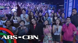 ABSCBN GMA7 execs join Its Showtime opening [upl. by Gowrie]