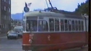 Wien Straßenbahn Linie N  Mai 1990  FWagen  Vienna Tram  Führerstandsmitfahrt [upl. by Peltier]