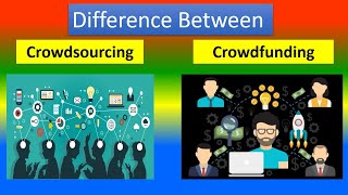 Difference Between crowdsourcing and crowdfunding [upl. by Rovelli372]