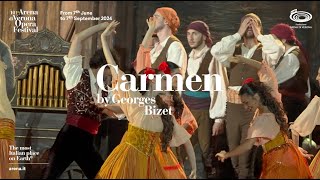 Carmen  101 Arena di Verona Opera Festival 2024  Trailer ENG  30 sec [upl. by Ahsilahs]