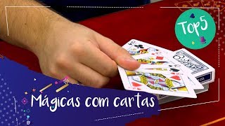 Top5 As melhores mágicas com cartas Cartomagia [upl. by Rybma]