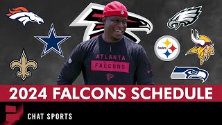 Atlanta Falcons 2024 NFL Schedule Opponents And Instant Analysis [upl. by Nnaeirual462]