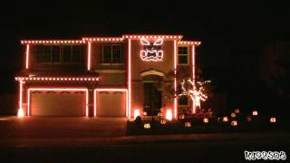 Halloween Light Show 2011  This Is Halloween  YouTube Music [upl. by Bobbee]