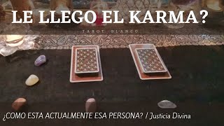 ¿COMO ESTA ACTUALMENTE LE LLEGO EL KARMA TAROT AMOR  TAROT INTERACTIVO HOY [upl. by Esiuol]