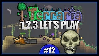 Unexplored Territory Battling Skeletron  Lets Play Terraria 123 Episode 12 [upl. by Nosde902]