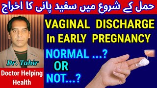 White Discharge in Early Pregnancy Early Symptoms of Pregnancy Discharge During Pregnancy [upl. by Alston]