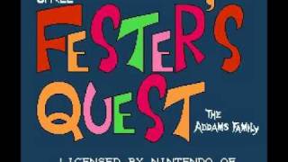 NES  Addams Family  Festers Quest [upl. by Nosiram911]