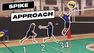 Improve Spike Timing  How to spike a Volleyball  Footwork  abvolleyball [upl. by Valentino]