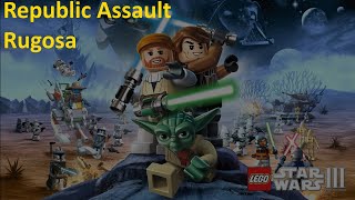 LEGO Star Wars III The Clone Wars  Rugosa  Republic Assault [upl. by Einot]