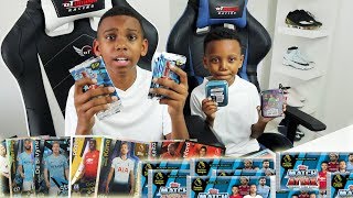 UNBOXING MATCH ATTAX Trading Cards FOOTBALL CHALLENGE [upl. by Orbadiah]