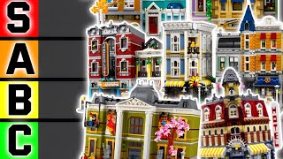 All 19 Lego Modular Buildings Ranked [upl. by Linkoski]