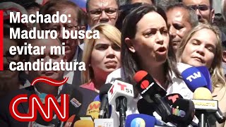 La conferencia de Maria Corina Machado tras su inhabilitación en Venezuela [upl. by Muryh]