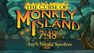 The Curse of Monkey Island Any Normal Speedrun in 748 WR [upl. by Grata742]